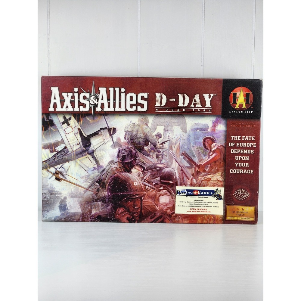 Axis & Allies D-Day Board Game 2004 Avalon Hill Strategy WWII 6 June 1944